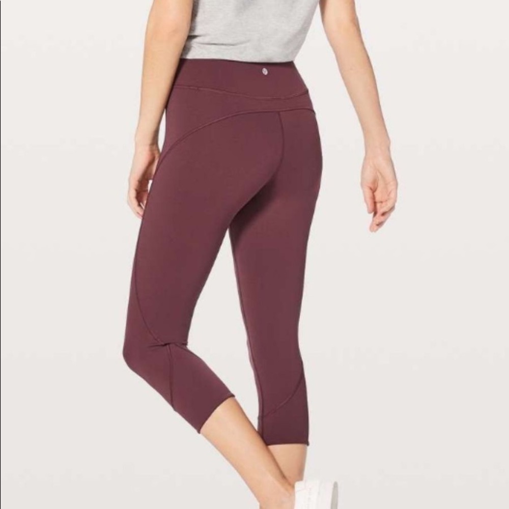 Lululemon Wunder Fast & Free Crop size 2